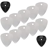 BESPORTBLE Gitarrenplektren Set Metall Herzform mit Löchern Inklusive Praktischen Aufbewahrungsboxen Langlebige Ergonomische Gitarren picks für Klare Helle Sounds Beim Üben