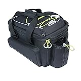 Basil 2179244910 Gepäckträgertasche, Schwarz Lime, 9-36 liter
