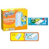 Swiffer Trap & Lock Mit 23 Staubmagneten Und 3 Feuchten Bodentüchern