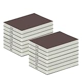14 Stück Schleifpapier Holz Schleifschwamm, Schleifklötze 60/80/100/120/150/180/220 Körnung Schmirgelpapier Wiederverwendbar für Holz Metall Wandschaum Trockenbau