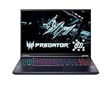 Predator Helios Neo 16 AI (PHN16-73-95ZC) Gaming Laptop, 13TOPS, 16' WQXGA IPS 240Hz Display, Intel Core Ultra 9 275HX, 32GB RAM, 1TB SSD, NVIDIA GeForce RTX 5070, Windows 11, QWERTY Tastatur