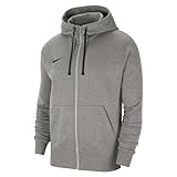 Nike Herren M Nk Flc Park20 Fz Hoodie Kapuzenjacke, Dk Grey Heather/Black/Black, XL EU