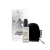 Sienna X Drop & Glow Geschenkset, enthält 30 ml Selbstbräuner, konzentrierte Serum-Tropfen und Mini-Luxus-Selbstbräunungshandschuh, Weihnachtsgeschenke