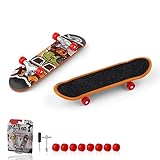 GEBAUM Mini-Skateboard, 2-teilig, Fingerboard-Motiv, zufällige Auswahl, kreatives Geschenk und Gedenkgeschenke für Planchisten, Anfänger