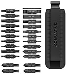 Galvanox Doppelend-Bit-Set für Leatherman-Multitools, Flachbit-Schraubendreher-Set mit Halter (21-teiliges Set + 4 Bonus-Bits)