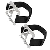 Healeved Rutschfeste Eiskletterausrüstung Aus Edelstahl Für Winter Und Schnee Schuhüberzug Für Eiskletterschuhe Rutschfester Schuhschutz Elastisch Und Leicht Für Damen Und Herren Outdoor Wandern