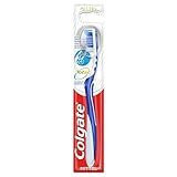 Colgate Zahnbürste Total Rundum-reinigung, mittel, 1 Stück - Handzahnbürste reinigt Zahnoberflächen, Zunge, Wangen & bis tief in die Zahnzwischenräume, mit mittelharten Borsten