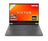 HP Victus Gaming Laptop | 16,1' FHD 144 Hz Display | AMD Ryzen 7-7840HS | 16 GB DDR5 RAM | 512 GB SSD | NVIDIA GeForce RTX 4060 | Windows 11 Home | QWERTZ Tastatur | Schwarz | [Exklusiv bei Amazon]