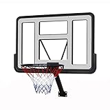 Basketballkorb Wandmontierter Basketball-Reifen für Erwachsene und Kinder, PVC Basketball-Board Eisenrahmen, 45 cm im Durchmesser