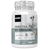 Animigo Probiotika Tabletten für die Verdauung - Für Hund - 120 Verdauungshilfe mit Huhngeschmack - Für Darmgesundheit, Ausgewogene Verdauung, Magen Darmflora Ihres Hundes - Mit Verdauungsenzyme