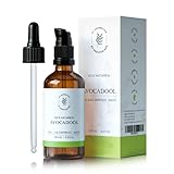 Kräuterland Avocadoöl Bio Hautöl 100ml - reines Avocado Öl, kaltgepresst - ideal bei sehr trockener Haut - natives Pflegeöl für Köper, Gesicht & Haare - Premium Natur-Kosmetik