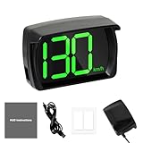 Digitaler Auto Tachometer,Auto HUD Head up Display,Geschwindigkeitsmesser,with GPS Chipsatz für Fahrrad Motorrad LKW Auto Motorroller USB Plug and Play