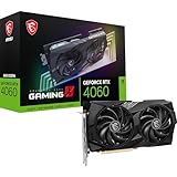 MSI GeForce RTX 4060 Gaming X 8G Grafikkarte - NVIDIA RTX 4060, 8 GB GDDR6 Speicher, 17 Gbps, PCIe 4.0, Twin Frozr 9, RGB, DLSS3