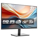 KOORUI E2711F 27 Zoll Monitor, FHD 1920 x 1080 100Hz PC Monitor, Adaptive Sync HDMI 1.4, Eye Care Bildschirm, -5° ~ 15° neigbar, VESA 100 x 100mm