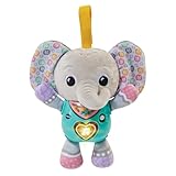 Vtech Baby Melodienelefant – Interaktives Plüschtier mit 3 gesungenen Liedern und 15 Melodien – Für Kinder von 3-24 Monaten