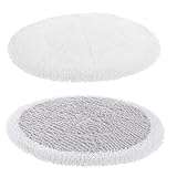 Gadpiparty 2 Stück Wiederverwendbare Dampfmop pads aus Baumwolle Kompatibel mit Samz Seu Waschbare Reinigungstücher für Laminat Parkettböden und Bodenwischer Nachhaltige Ersatzbezüge