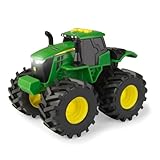 John Deere 46656 Traktor, Monster Treads mit Licht & Sound in Grün, Spielzeug Traktor mit Licht und Sound Effekten, Zum Spielen und Sammeln, Geschenke für Kinder, Spielzeug für Kinder ab 3 Jahren