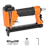 VEVOR Druckluft-Tacker, Druckluftnagler für 80er-Serie, 12,8 mm Krone, 6–16 mm Länge, Klammern, 70–110 PSI, Klammergerät für Holzbearbeitung, Polsterarbeiten, Handwerk, Heimwerkerprojekte