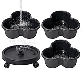 Vertikaler Garten Pflanzer, Pflanzer Tower, 3 Ebenen Vertikaler Turm Stapelbarer , Gartenpflanzer Mit Abnehmbaren Rädern, Wandgarten Pflanzsystem, Vertikales Kräuterbeet Für Sukkulenten, Blumen