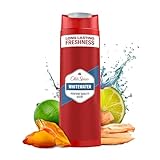 Old Spice Whitewater 3-in-1 Mehrzweck-Shampoo für Haar, Gesicht und Körper 250 ml, langanhaltende Frische, Duft von Parfümqualität, Tiefenreinigung