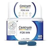 Multivitamin - Centrum Für Ihn, 60 St. - Hochwertiges Nahrungsergänzungsmittel speziell für Männer - Vitamine und Mikronährstoffe zur täglichen Komplettversorgung