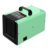 AIRAS Digitaler Ozongenerator & Negativer Ionen Generator 2-in-1 Luftreiniger 10.000mg/h, Ozonmaschine mit täglicher Zyklusfunktion, Rauchgeruchsentferner Geruchseliminator für Zuhause und Auto