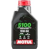 Motul 104080 5100 4T, 15 W-50, 1 L