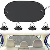 100x50 cm Sonnenschutz Heckscheibe Auto, Sonnenschutz Auto Baby, mit 4 Hochleistungs-Saugnäpfen, Sichtschutz Fenster, Mesh Heckscheibenblende, UV Schutz Hinterfenster für Kinder & Haustiere