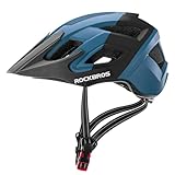 ROCKBROS Fahrradhelm Sicherheitshelm Radhelm für Männer und Frauen Mountainbike und Straßenrad Zubehörteile Einheitsgröße 58-62 cm