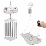 Strixorn Elektrische Babyschaukel Controller für Neugeborenes, Federwiege Motor Belastbarkeit 19 kg mit Fernbedienung, Hängende Babywippensteuerung mit Timer-Funktion und Musik Einstellbar