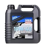 LIQUI MOLY Motorbike 4T 10W-40 | 4 L | Motorrad 4-Takt-Öl | Art.-Nr.: 3046, Schwarz