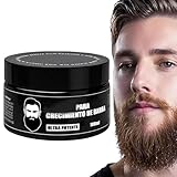 Bartcreme für Männer | Bartpflege Conditioner | Feuchtigkeitsspendende Schnurrbartcreme 100ml | Pflegt Bart und Haut mit Buttertextur für tägliche Pflege und gesundes