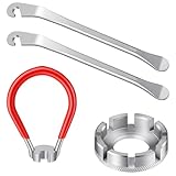 Bruislard Speichenschlüssel, 4 Stück Speichenspanner Spoke Wrench Bicycle Spoke Wrench Universal Forged Steel Bike Rim Correct Tool SpeichenschlüSsel Fahrrad für Fahrrad Bike