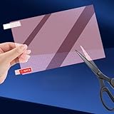 Asoway A4 HD Schutzfolie Displayschutzfolie Universell [2 Stück] für Zum selber Zuschneiden,Schutzfolie für GPS, kamera, uhr, tablet,Anti-Fingerprint Deckung Kratzfest