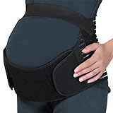 TSLBW Bauchgurt Schwangerschaft Stützgürtel Unterstützung Taille Mutterschaft Bauch Bands und Unterstützung für die Schwangerschaft Stützt den Bauch die Taille und den Rücken (M L XL XXL), Schwarz