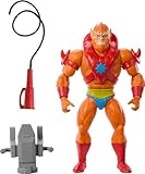 Masters of the Universe Origins-Spielzeug, Beast Man-Actionfigur aus der Cartoon-Kollektion, ca. 14 cm großer Bösewicht mit Abnehmbarer Rüstung und Peitsche, HYD18