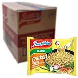 INDOMIE Instant Nudeln Huhn - 40 x 70g Multipack | Schnelle & einfache Zubereitung | Würzige Hühnergeschmack Nudeln | Weizenmehl, Palmöl, Sojabohnen, Sellerie | Perfekt für unterwegs