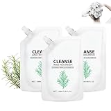 Erfrischendes Shampoo für glattes und glänzendes Haar, Rosmarin-Shampoo für Haarwachstum, tiefenwirksam nährend und feuchtigkeitsspendend, anhaltender Glanz und Geschmeidigkeit (3PCS)