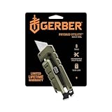 Gerber Multi-Tool mit 8 Funktionen, Prybrid-Utility, Grün, Edelstahl, 31-003746