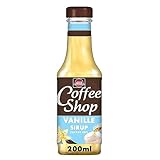 Schwartau Coffee Shop Vanille ohne Zucker, Kaffeesirup zum Verfeinern von Kaffeespezialitäten, 200ml