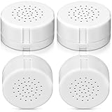 Handepo 4 Stück 20 Sekunden weißes Diktiergerät Spielzeug Aufzeichnungsgerät Aufzeichnen von Nachrichten für Plüschtierpuppe Stoffbär-Spielzeug Kissen