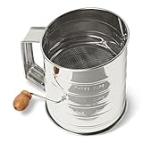 Amazon Basics Mehl, 3 Tassen Kapazität für Feines oder Grobes Mehl, Spülmaschinenfest