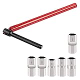 Shwdsy Kohlenstoffstahl Standhahnmutterschlüssel, 13 mm Rechtwinklig Armaturenschlüssel, 8–14 mm Wasserhahnschlüssel, Kohlenstoffstahl-Wasserhahnschlüssel für die Reparatur von Wasserhähnen