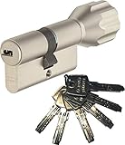 ABUS EC550 Profil-Knaufzylinder Länge Z30/K30mm mit 6 Schlüssel