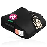 2 Stück Kindersitzerhöhung nach neuster i-Size Norm R129 Schwarz Sitzerhöhung (135-150cm) Kinder Auto BigDean
