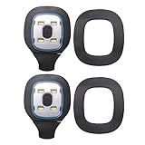 Blmirror 2 StüCke Wiederaufladbares USB Licht für LED MüTze, Austauschbare Scheinwerferkappe DIY Hut Licht für MäNner und Frauen