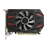 Lazmin112 Desktop-Grafikkarte, 4 GB DDR3 128 Bit 700 MHz 500 MHz Lüfter, VGA-DVI-HD-Anschlüsse, Gaming-Grafikkarte mit Kompatiblem ATX-ITX-Gehäuse