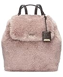 Calvin Klein Damen Backpack Leilani Micro Pebble Rucksack, Rot/Braun-Mix, Einheitsgröße