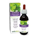 Frauenmantel (Alchemilla vulgaris) Kraut Alkoholfreier Urtinktur Naturalma | Flüssig-Extrakt Tropfen 120 ml | Nahrungsergänzungsmittel | Veganer