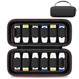 Lacdo USB-Flash-Laufwerk USB-Stick-Halter Organizer Tragbares elektronisches Zubehör Aufbewahrungstasche für SanDisk/SamData/Samsung Jump Drive Memory Stick, SD-Karte, Kabel, Schwarz